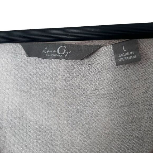 G By Giuliana Leopard Print Sleeveless Jersey Wrap Jumpsuit Beige Size Large - Picture 5 of 15